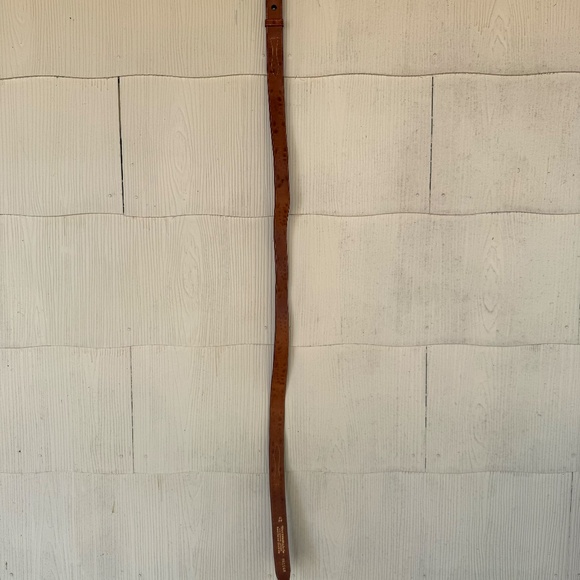 Texas Ranger by Tex Tan Tooled Cowhide Belt - Picture 7 of 7